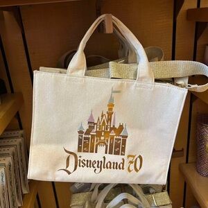 Disney Disneyland Resort 70th Anniversary Sleeping Beauty Castle Tote Bag